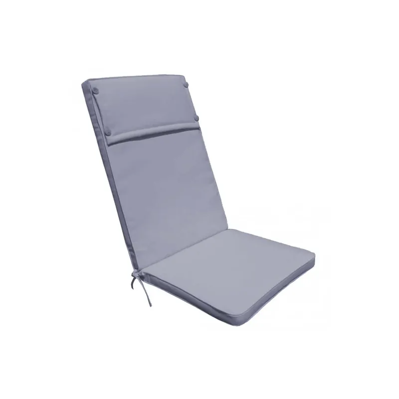 Must-Have Cuscino in Poliestere 113x49cm spesso 4cm sfoderabile Grigio Real