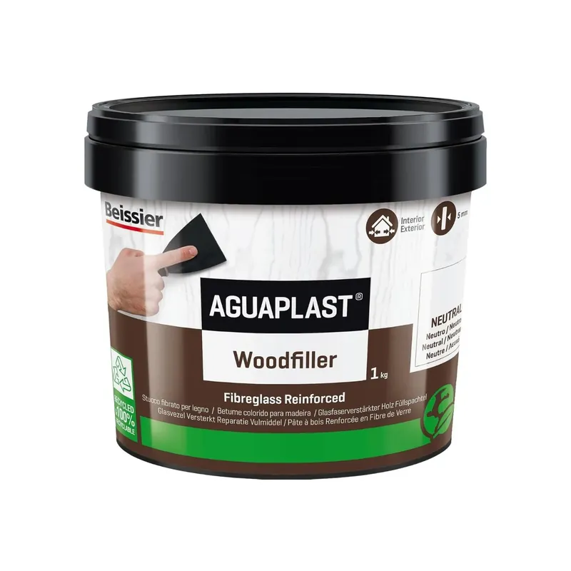 Flitsaanbieding Stucco pronto per legno Woodlite Aguaplast Neutro 1 Kg