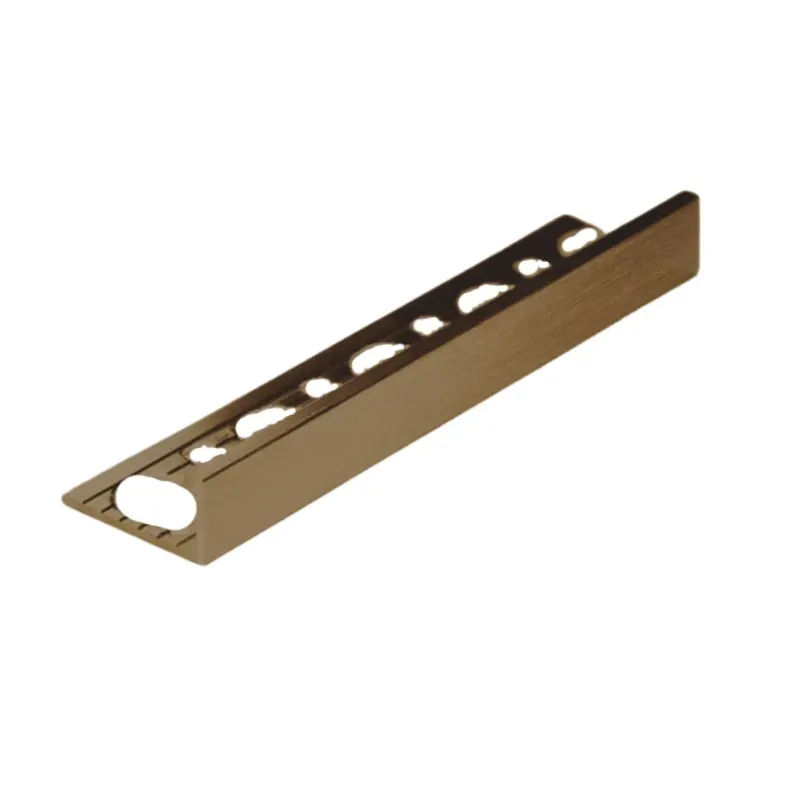 Actieprijs Profilo per rivestimenti 270 cm Proterminal Bronzo Progress Profiles