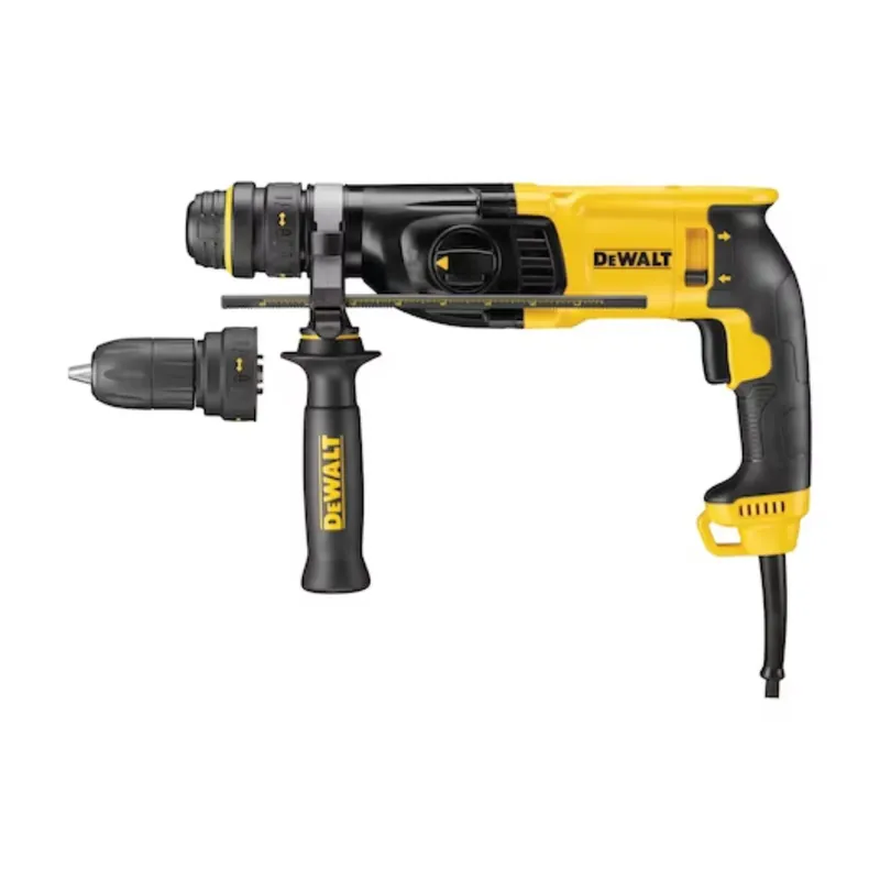 Tassellatore SDS PLUS DeWalt 800W 2.8j doppio mandrino D25134K-QS Direct Verzonden