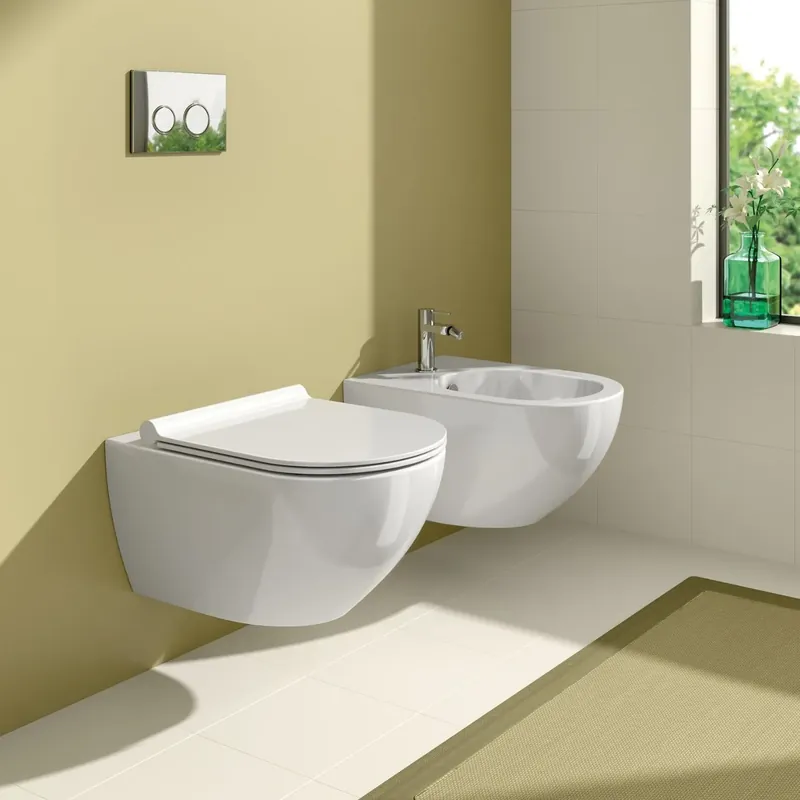 Gereduceerde Prijs Sanitari sospesi bianco lucido 54x35 cm Sfera 54 Catalano