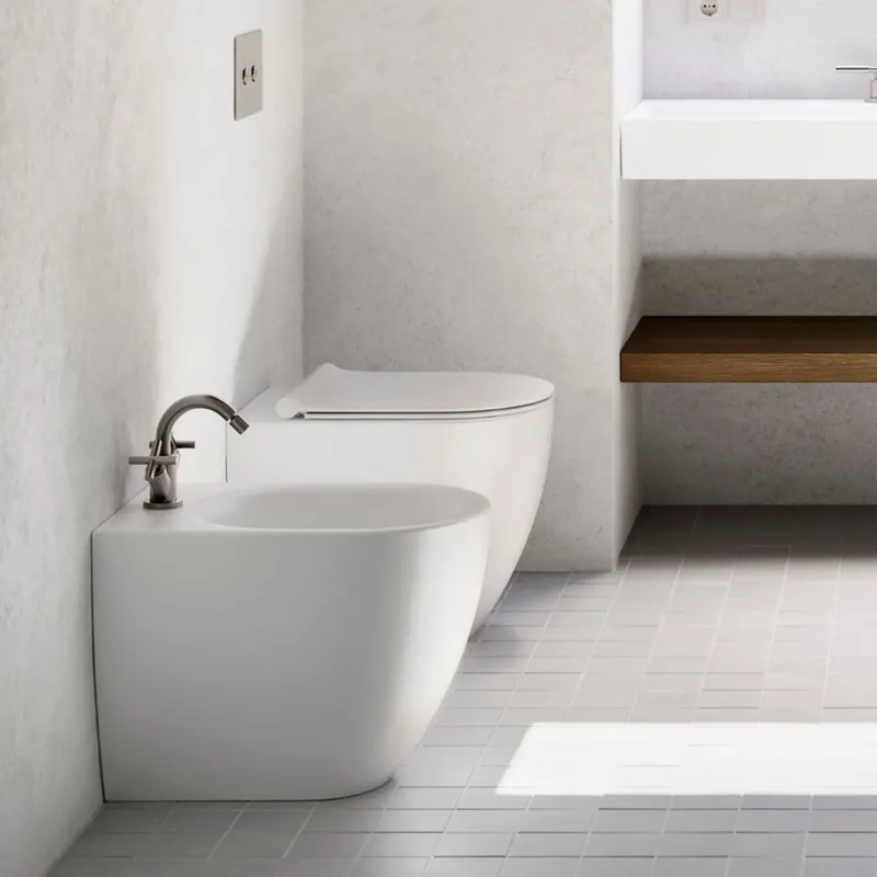 Bidet a pavimento 55x35 Sfera 55 Catalano bianco opaco Op = Op