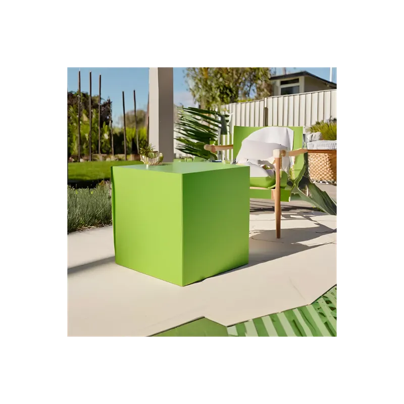 Cubo multiuso in polietilene Verde Kiwi per interni ed esterni Veilige Betaling