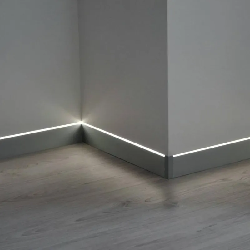 Speciale Aanbieding Battiscopa filomuro illuminato PROLIGHT METAL LINE 88/I6L/A