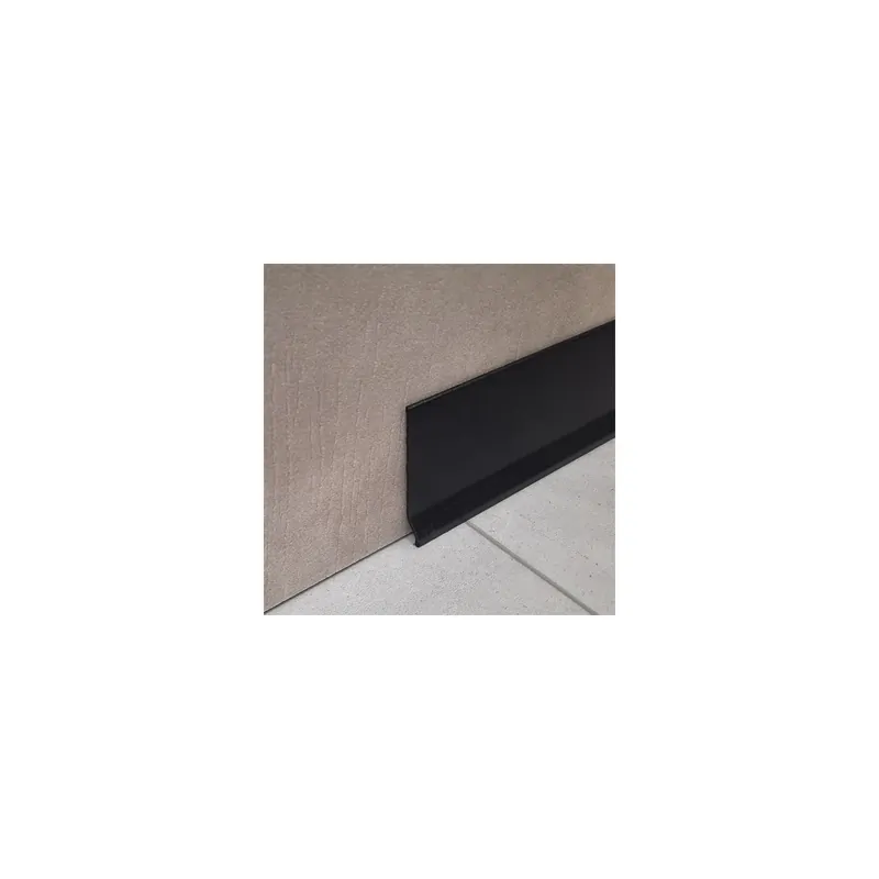 Premium Battiscopa in PVC Nero 557 PVC Line 8600 - 40 Metri