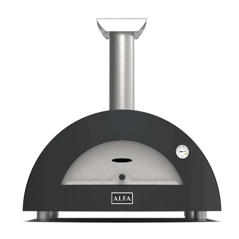Forno a LEGNA 2 pizze Grigio ardesia ALFA REFRATTARI Moderno Beperkt Aanbod