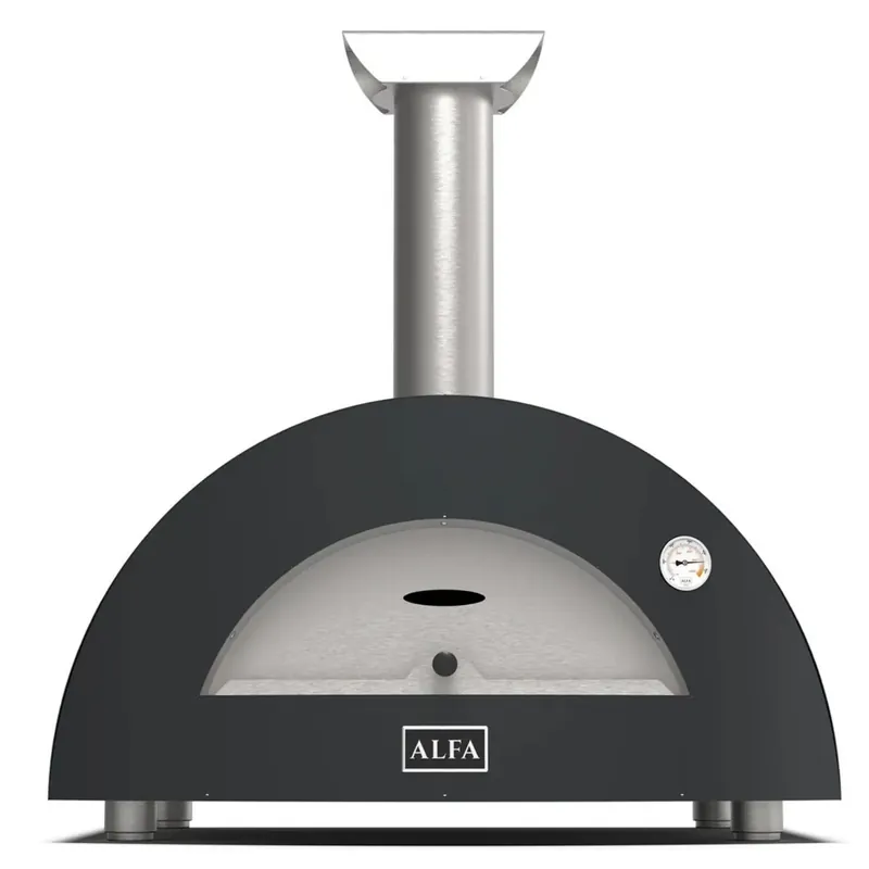 Nu Kopen Forno a LEGNA 3 pizze Grigio ardesia ALFA REFRATTARI Moderno