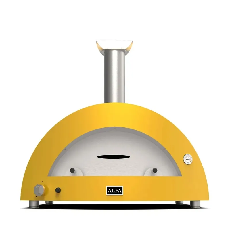 Rechtstreeks Van De Fabrikant Forno a gas 5 pizze linea Moderno FXMD-5P-GGIA Giallo - Alfa Forni