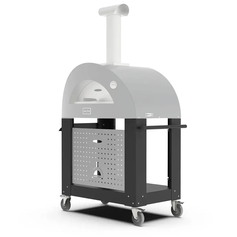 Exclusieve Aanbieding Base forno nera 2 pizze Alfa refrattari