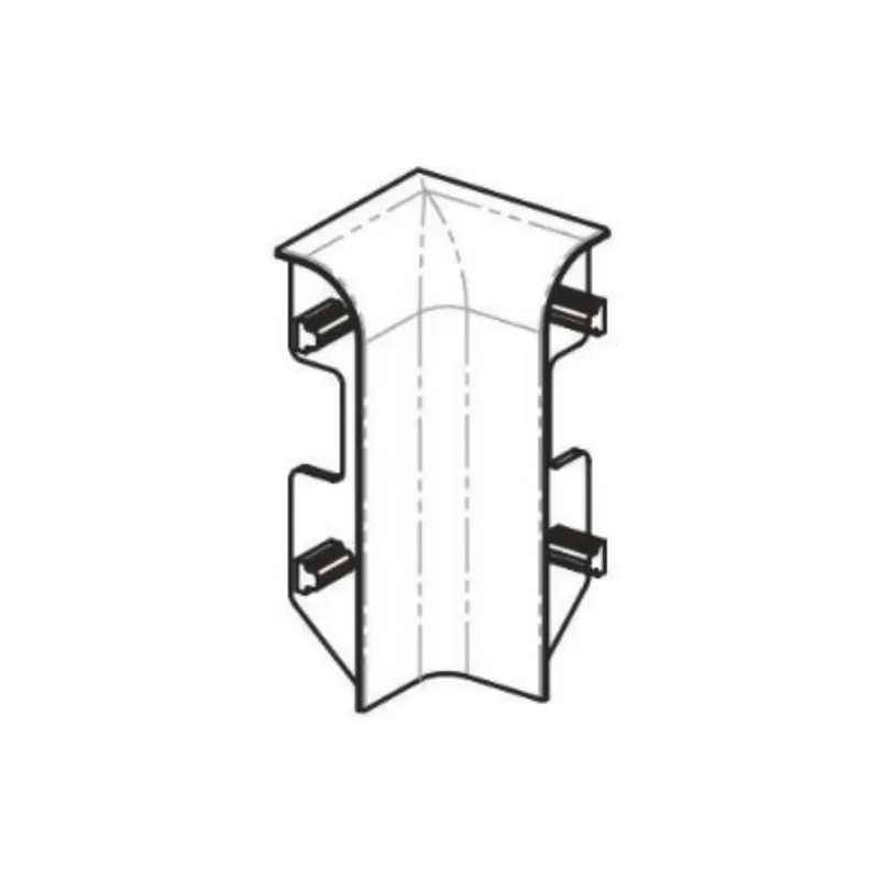 Angolo interno per battiscopa 8603 PVC Line - Profilpas Korting