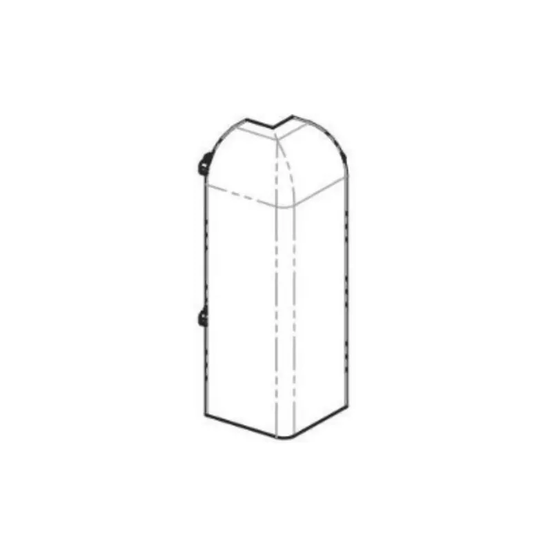 Alleen Vandaag Angolo esterno per battiscopa 8603 PVC Line - Profilpas