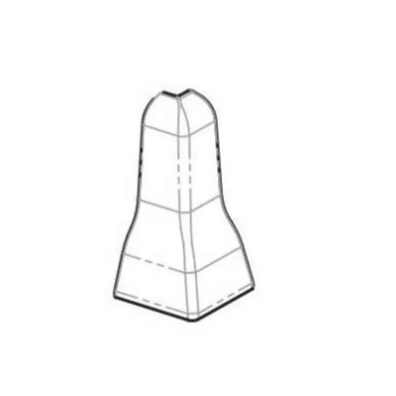 Gecertificeerd Angolo esterno per battiscopa 8602 PVC Line - Profilpas