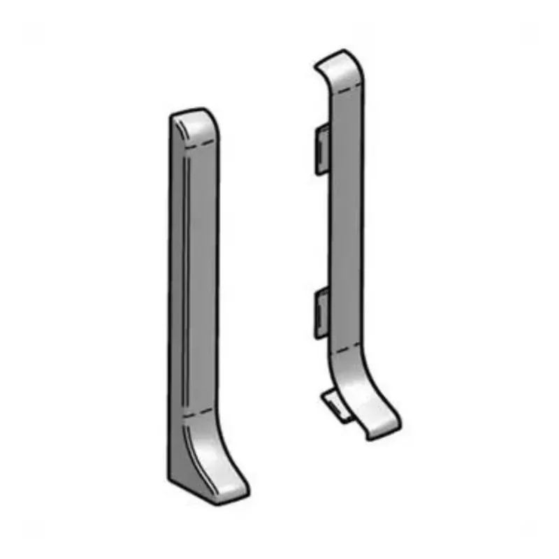 Koop Vandaag Terminale dx/sx per battiscopa Metal Line 90 Profilpas