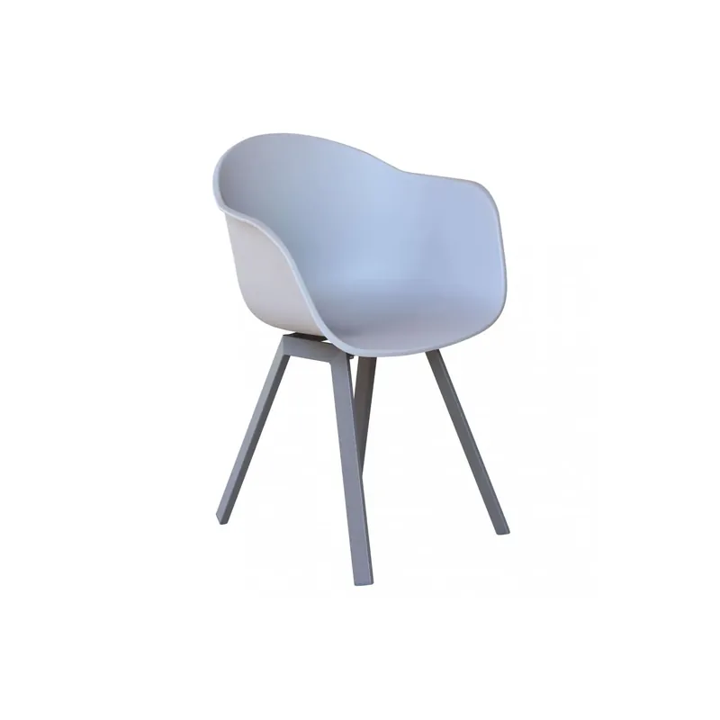 Sedia a poltroncina con braccioli in polipropilene taupe - Maui Exclusieve Aanbieding