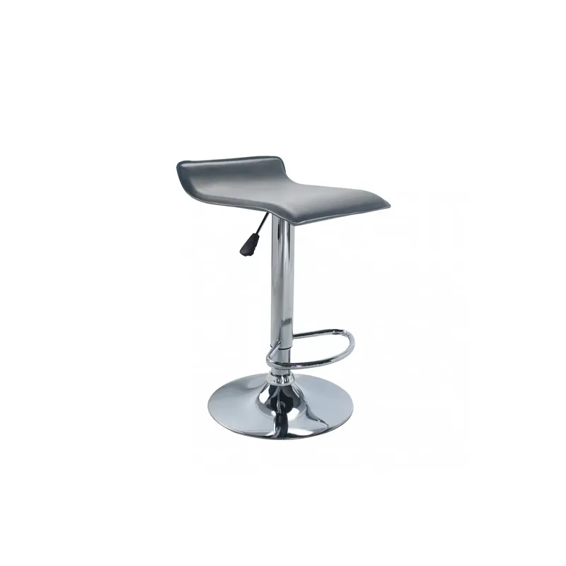 Sgabello in ecopelle grigio altezza regolabile - Jake Koop Online