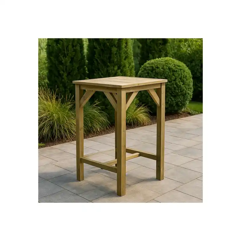Beperkte Voorraad Tavolo alto in legno 110 cm - TREND