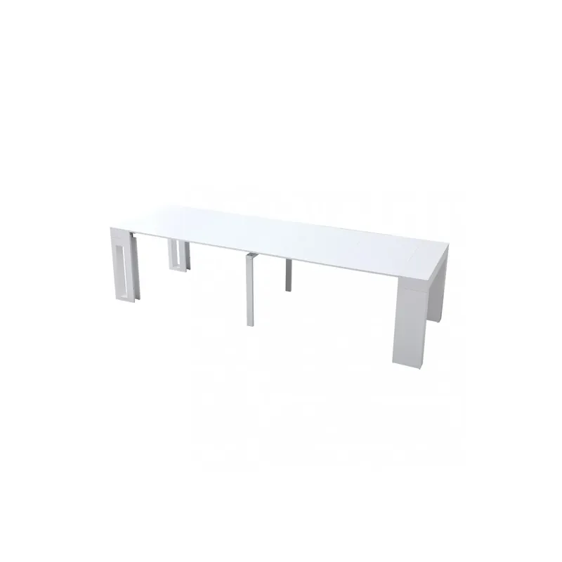 TAVOLO CONSOLLE DARIUS BIANCO 45/96/147/198/249/300 X 90 Lage Kosten