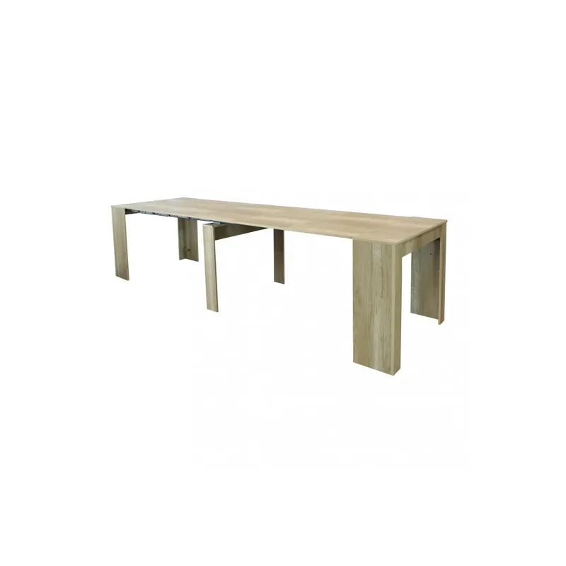 Actieprijs Tavolo consolle allungabile fino a 300 cm quercia chiaro con venature - Dave