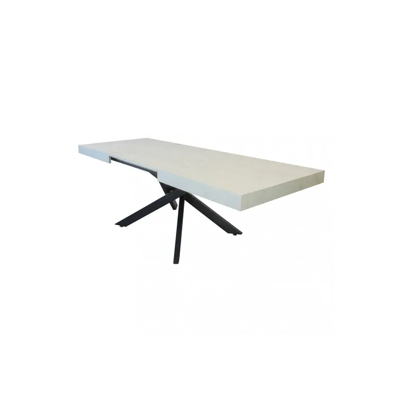 Alleen Vandaag TAVOLO ALLUNGABILE DARREN BIANCO EFFETTO LEGNO 160/240 X 90