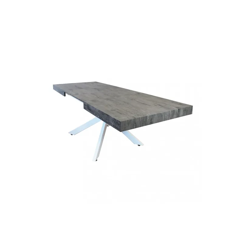 Superprijs TAVOLO ALLUNGABILE DARREN ANTRACITE EFFETTO LEGNO 160/240 X 90