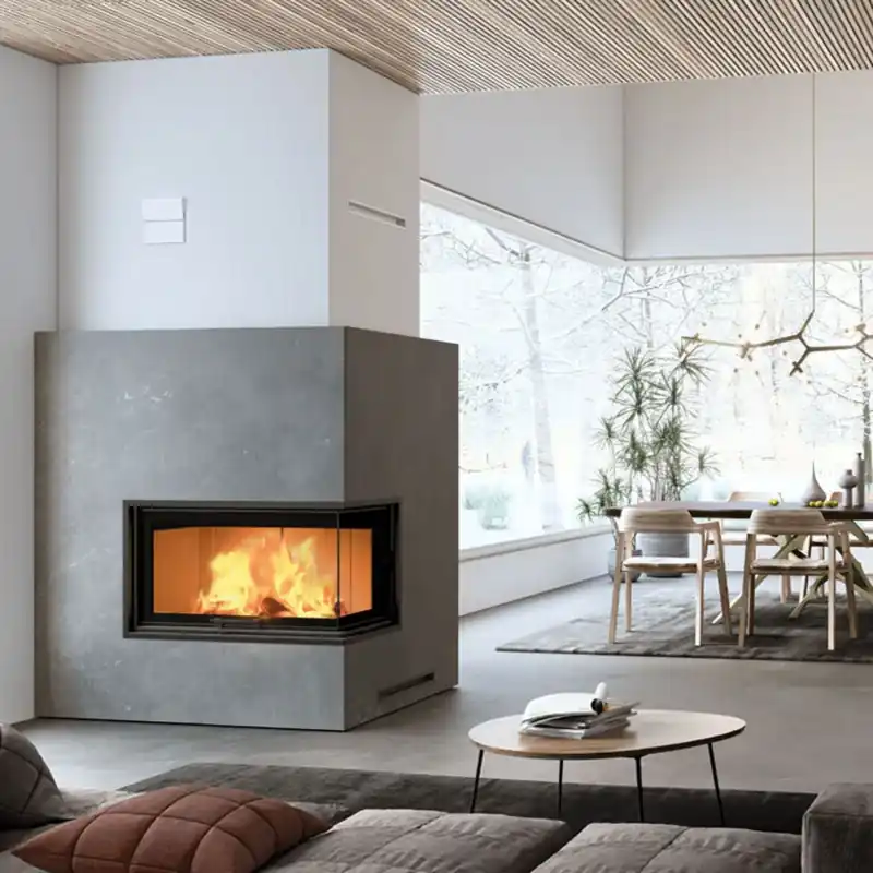 Focolare a legna Windo2 75 SX V/N Edilkamin Snelle Levering