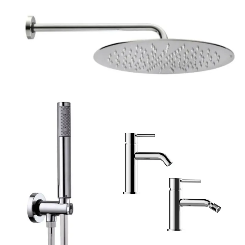 Korting Kit Doccia lavabo e bidet TEO-2 CROMO Bossini