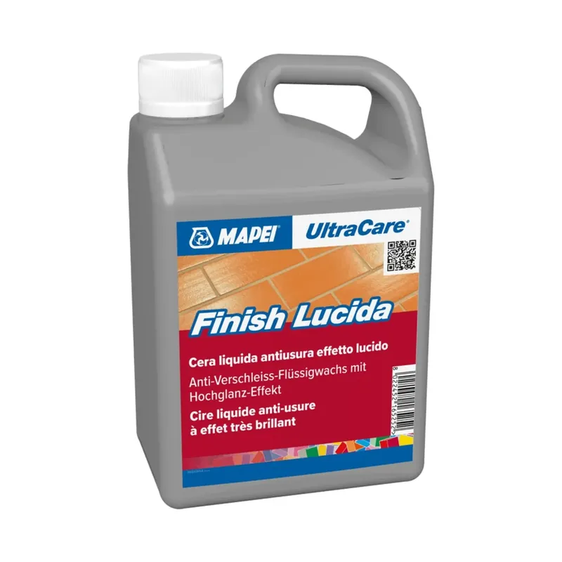 Cera liquida antiusura effetto lucido Ultracare FINISH LUCIDA Mapei Op = Op
