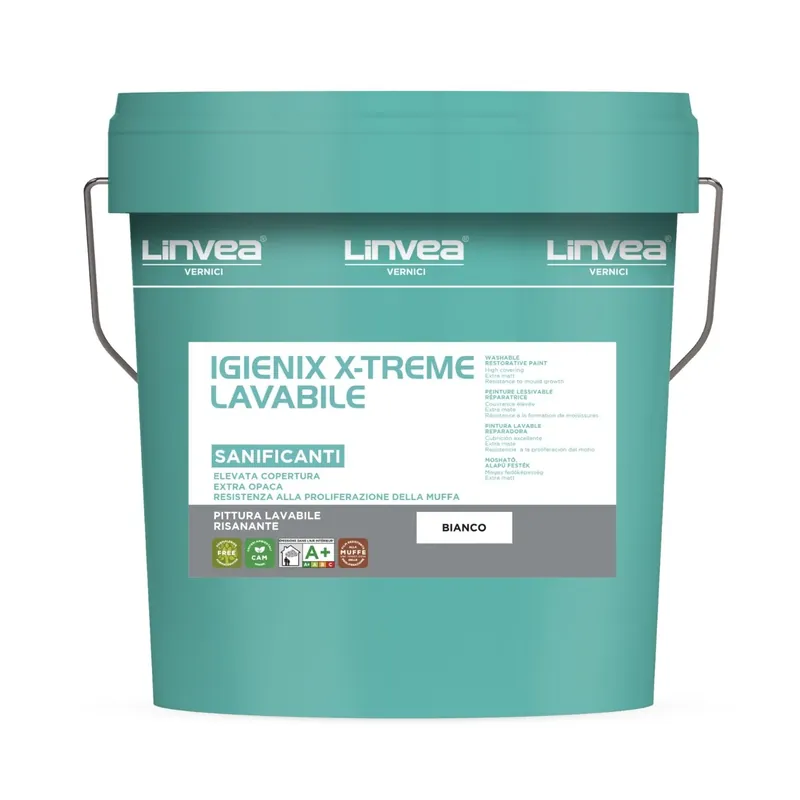 Pittura lavabile per interni IGIENIX X-TREME LAVABILE Linvea Lage Prijs
