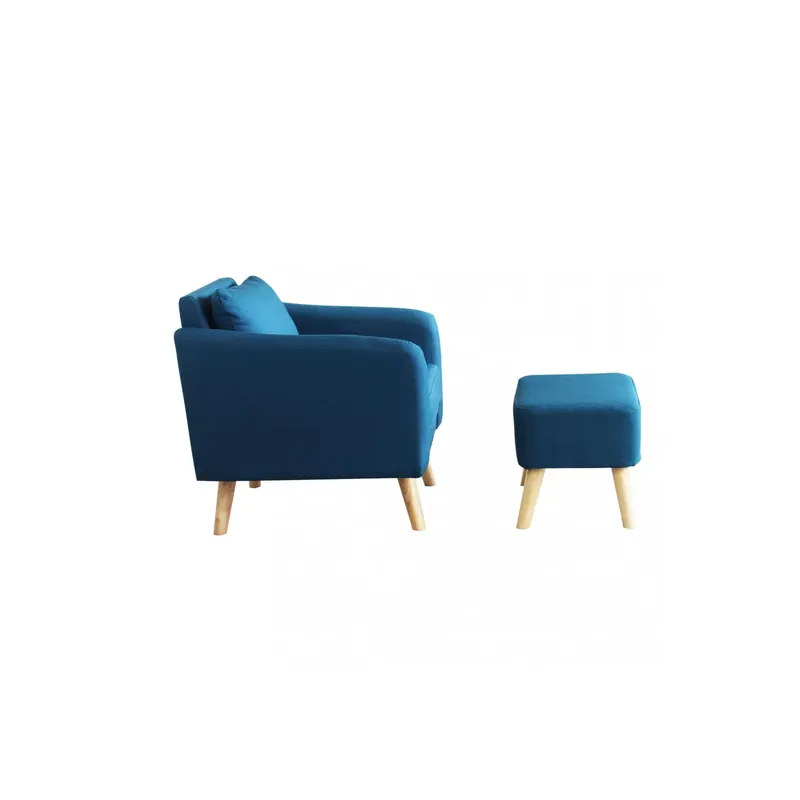 POLTRONA CON POGGIAPIEDI ASHLIE Dagaanbieding