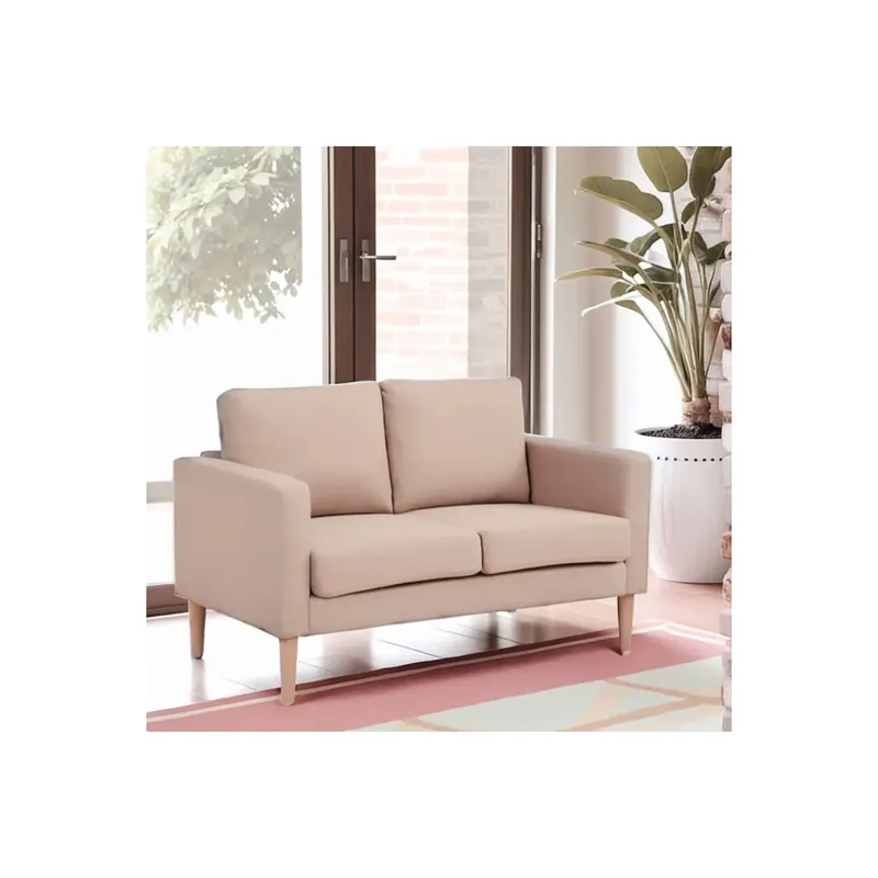 Betrouwbaar Divano salvaspazio in tessuto beige 2 posti - RAMSEY