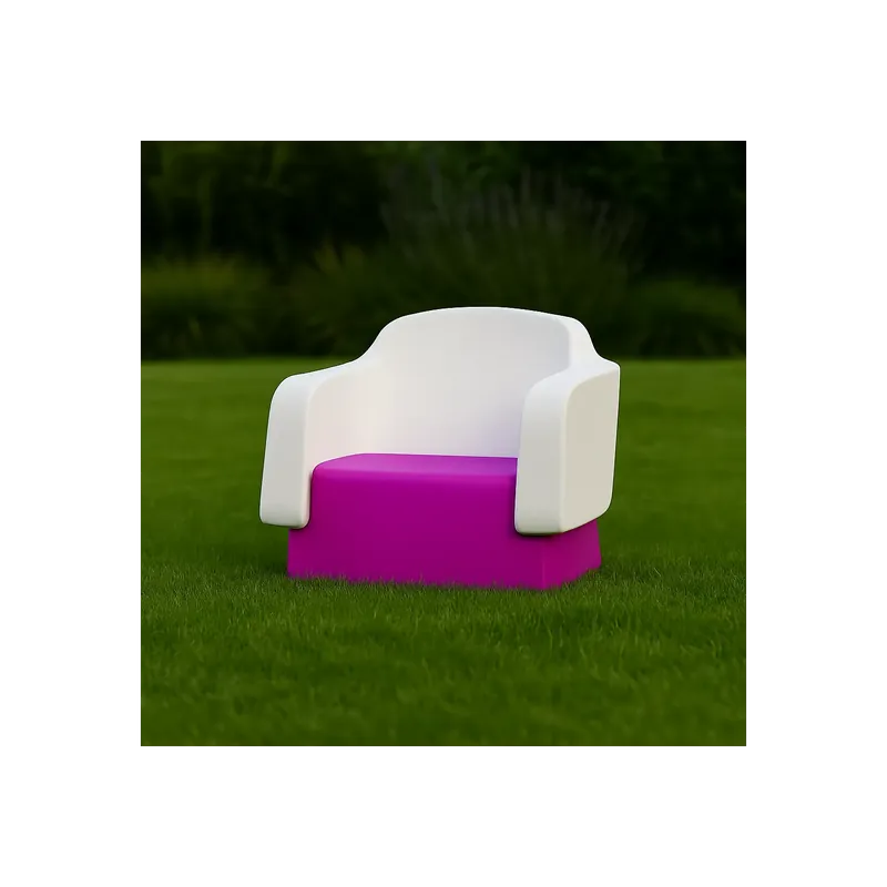 Finale Uitverkoop Poltrona da giardino Klimt Kloris Bianco & Viola