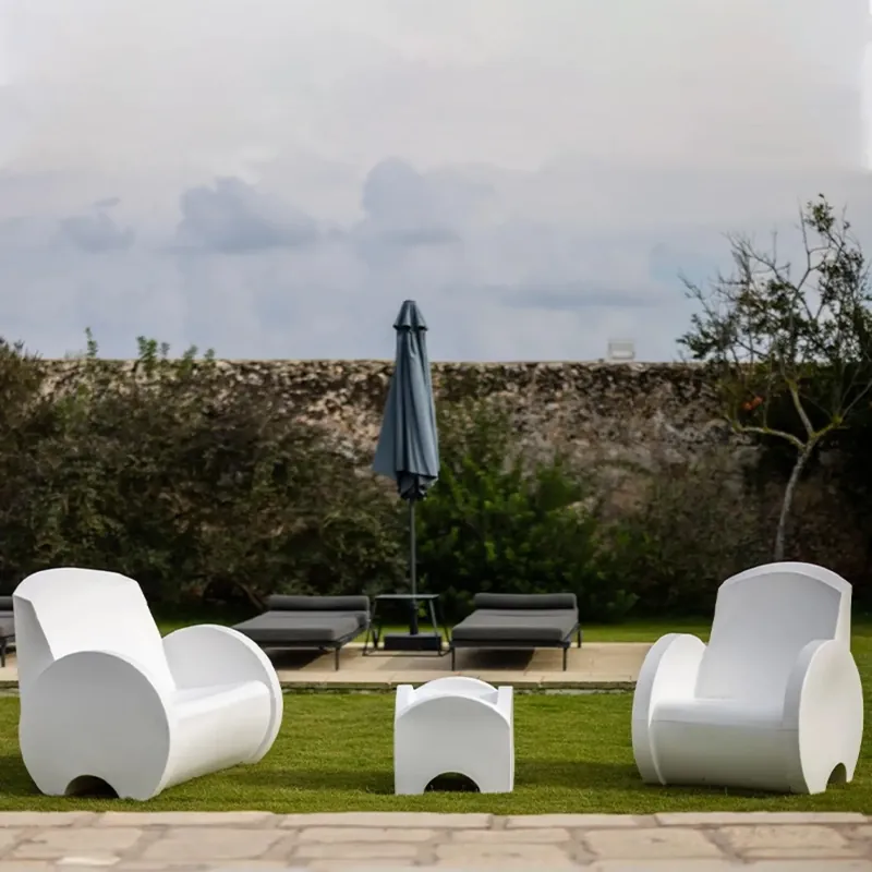 Voordeelprijs Poltrona da giardino bianca Sunset Kloris
