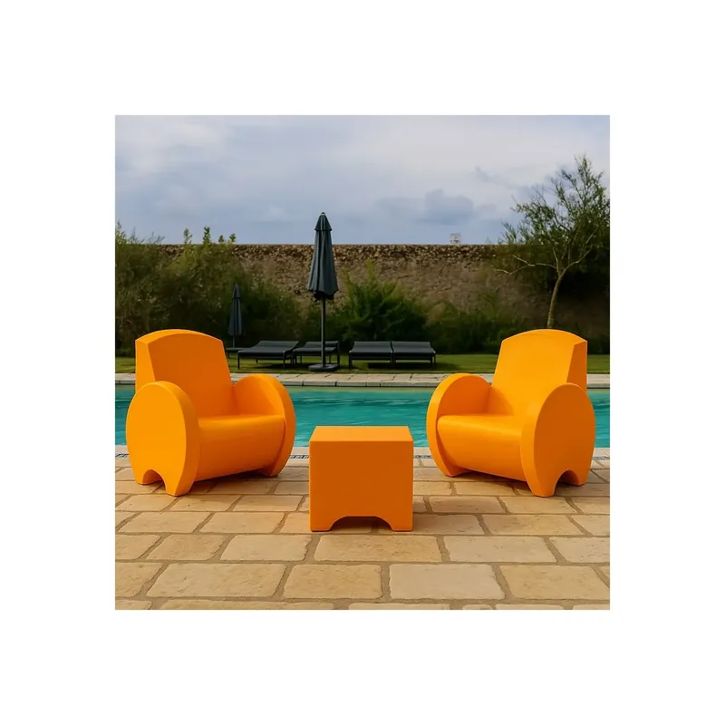 Weekendaanbieding Poltrona da giardino ocra Sunset Kloris