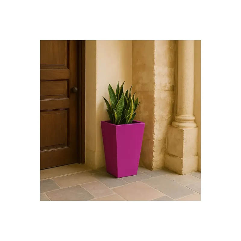 Tijdelijk Beschikbaar Portavaso liscio da giardino 39 h cm in polietilene Egizio Kloris