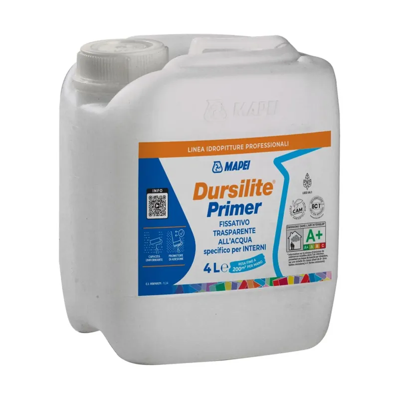 Fissativo trasparente per muri interni DURSILITE PRIMER MAPEI Direct Verzonden