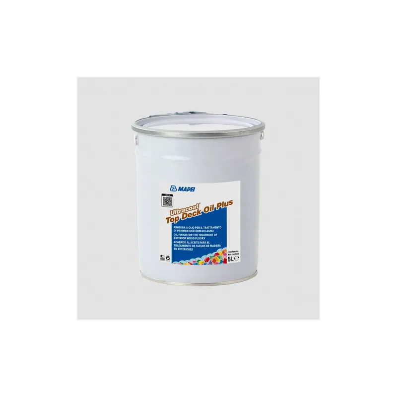 Finitura a olio pavimenti esterni in legno Ultracoat Top Deck Oil Plus Mapei 5 lt Lage Kosten