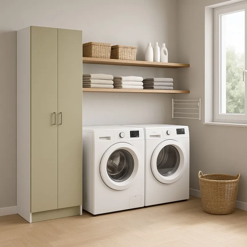 Actieprijs Mobile colonna 64x58xh210 con ripiani Colf1 verde Colavene