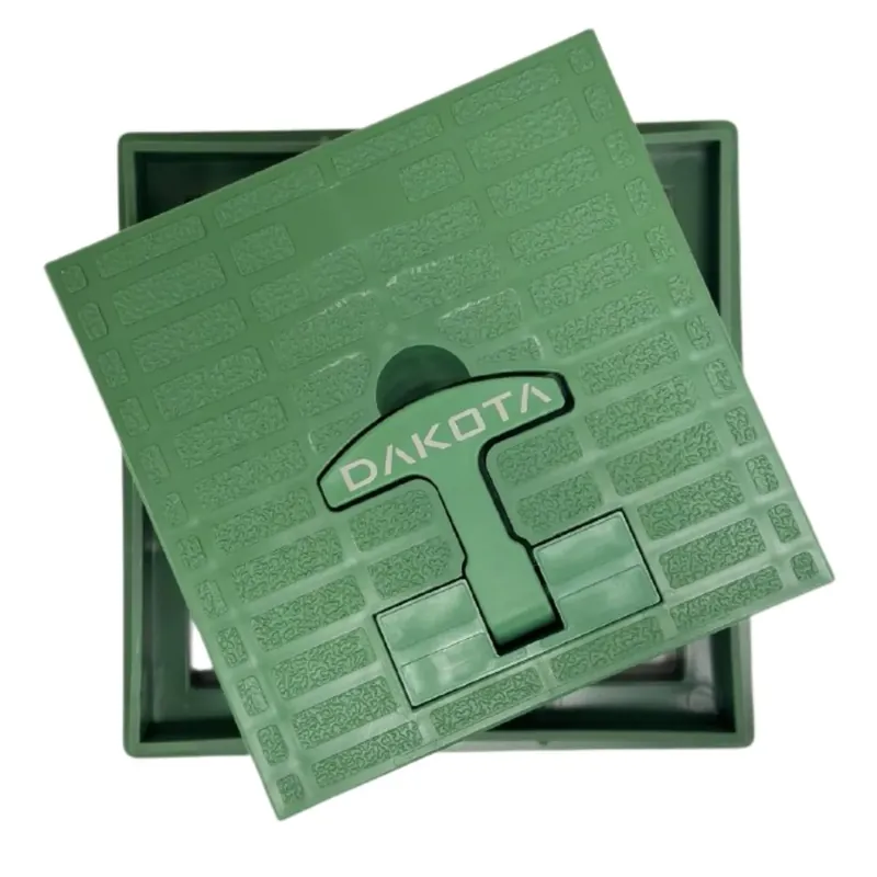 Op = Op Chiusino in PVC con telaio 55x55cm verde Dakota