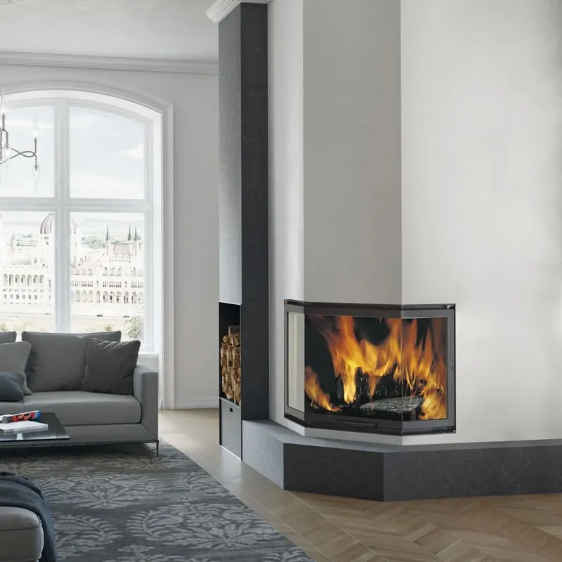 Exclusieve Aanbieding Camino a legna prismatico FIREK 3 EK63 V/N - 816570