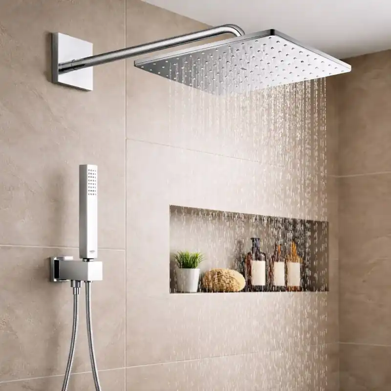 Set doccia Rainshower cube soff 31x31 + doccino Grohe Shop Nu