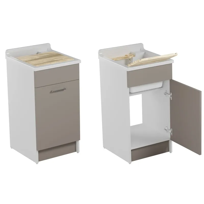 Actieprijs Mobile con lavatoio 45x50x86h cm Swash Colavene Corda