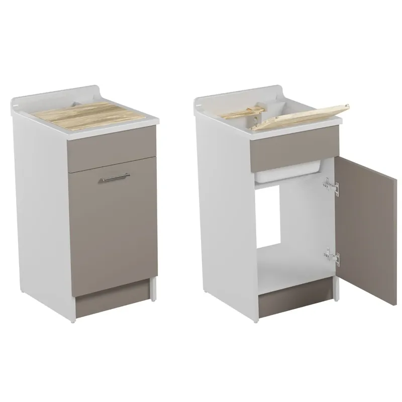 Voordeelprijs Mobile con lavatoio 45x60x86h cm Swash Colavene Corda apertura verso sinistra
