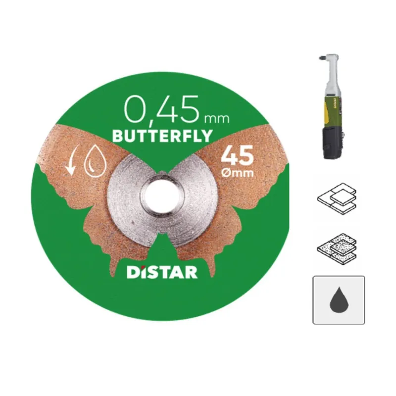 Merkproduct Disco diamantato Butterfly per gres porcellanato 45x0,45x5,8 DISTAR