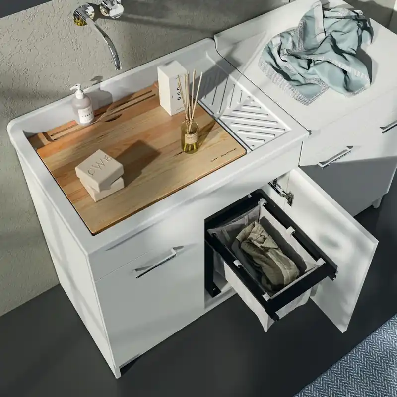 Hoge Kwaliteit Lavatoio 75x50x86h cm Lindo Colavene Bianco