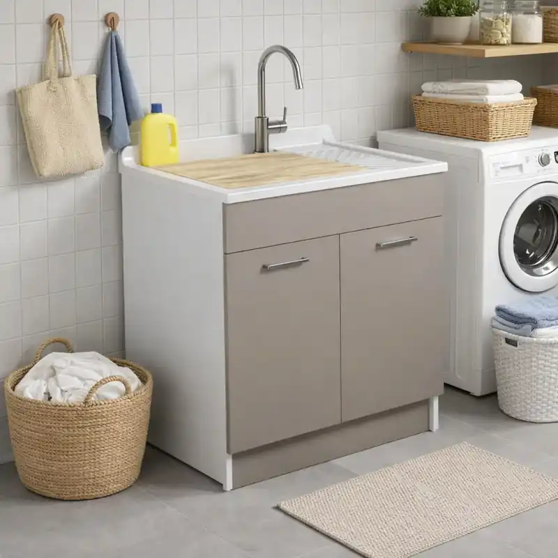 Shop Nu Lavatoio 75x50x86h cm Lindo Colavene Corda SENZA CESTO PORTABIANCHERIA