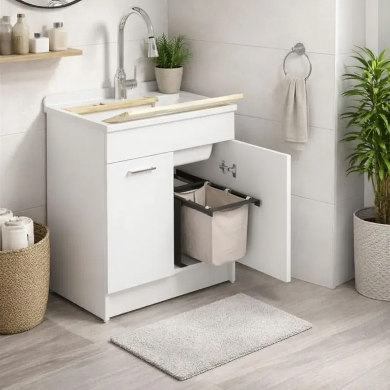 Rechtstreeks Van De Fabrikant Lavatoio bianco 75x50x86h cm Lindo MAX Colavene