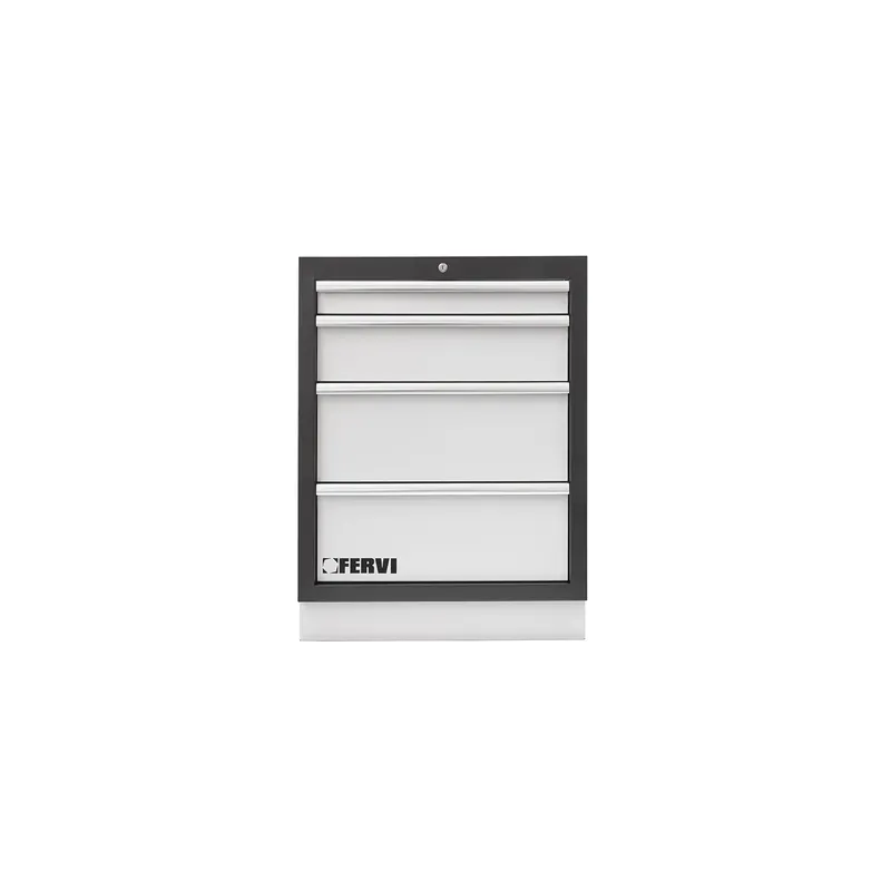 Cassettiera a 4 cassetti A007/04 Fervi 750x520x980 h mm Direct Beschikbaar