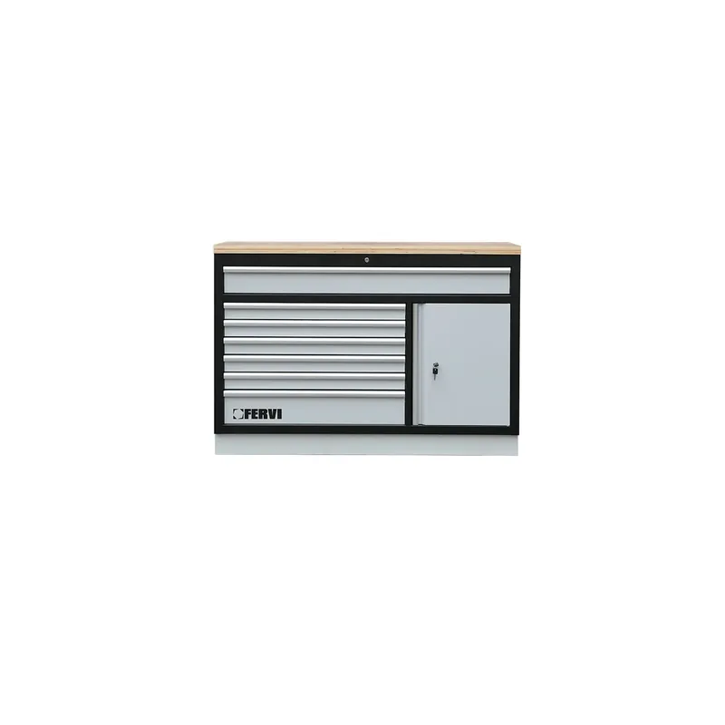 Speciale Aanbieding Cassettiera grande americana A007/21 Fervi 1450x520x1080 h mm