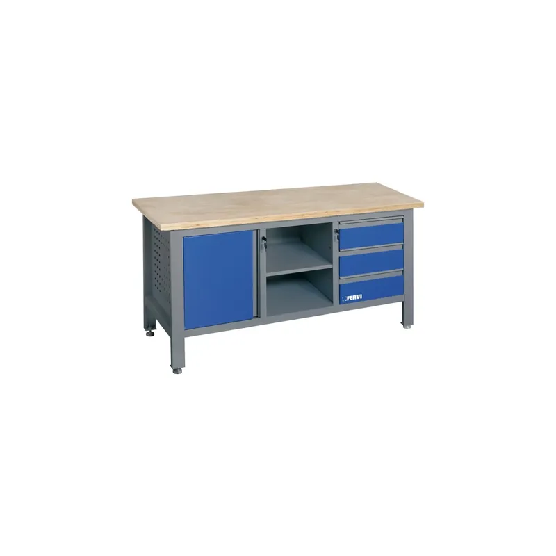 Beperkte Voorraad Banco da lavoro in kit di montaggio B009/A2 Fervi 1760x675x680 h mm