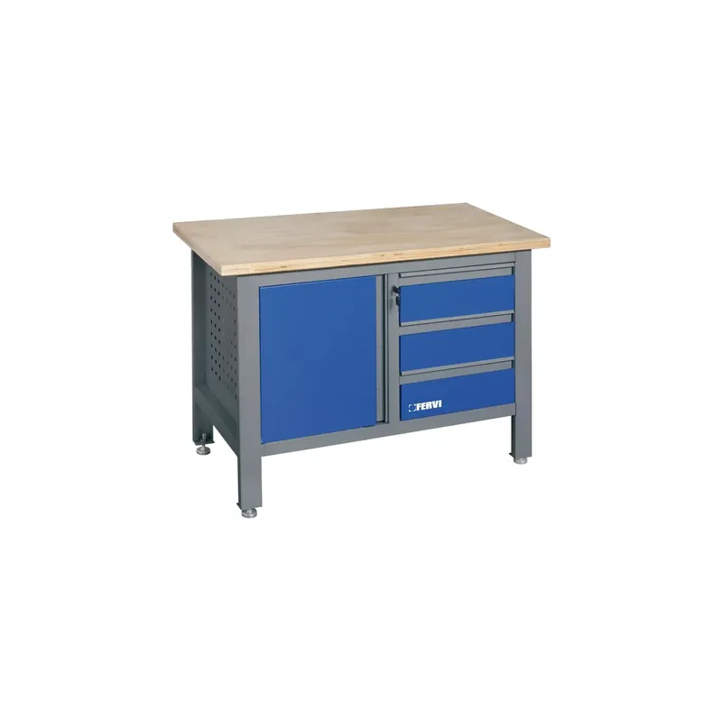 Banco da lavoro in kit di montaggio B009/B1 Fervi 1440x675x610 h mm Exclusieve Aanbieding
